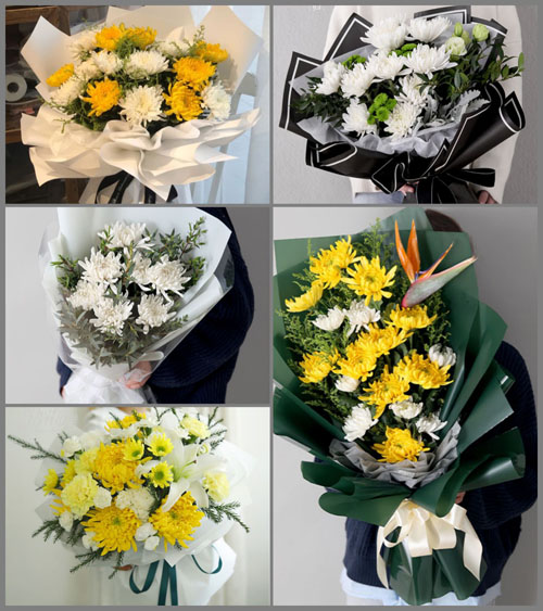 海南海口市秀英区永兴镇博强村白事花束代送